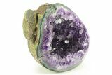 Sparkly, Purple Amethyst Geode - Uruguay #275886-1